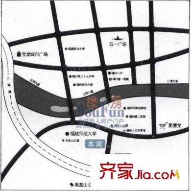 七街十二府交通圖交通區(qū)位圖