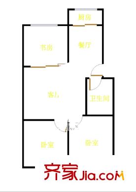 達明新村 3室戶型圖