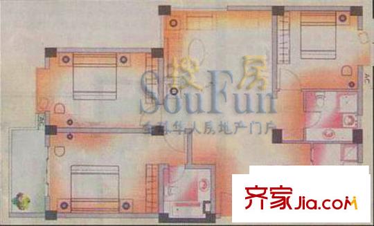 幸福城 戶型圖