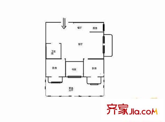君臨東城5層戶型圖