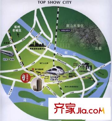 領(lǐng)秀新城交通圖區(qū)位圖
