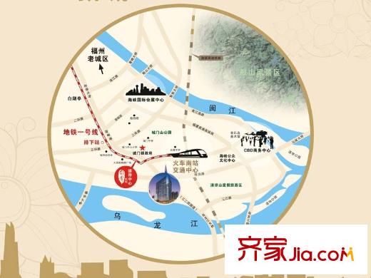 領(lǐng)秀新城交通圖區(qū)域圖