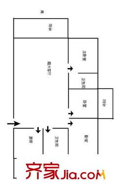 金山碧水二期麒麟苑戶型圖金山碧水二期麒麟苑 3室 戶型圖 3室2廳2衛(wèi)1廚