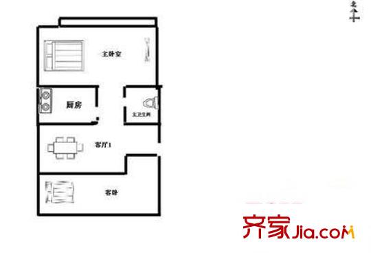金山碧水二期麒麟苑戶型圖金山碧水二期麒麟苑 3室 戶型圖 3室2廳2衛(wèi)1廚