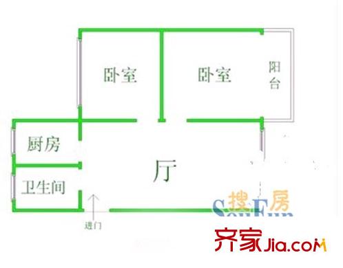 玫瑰園西村 戶型圖