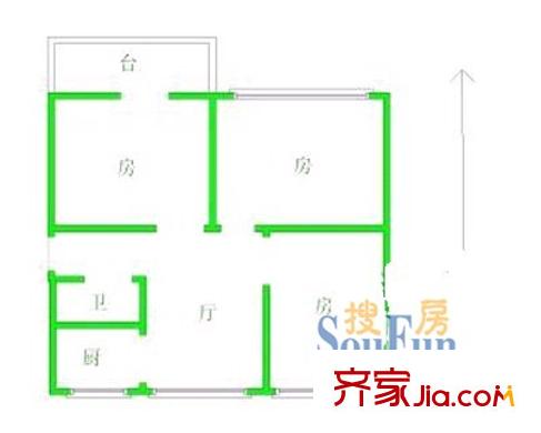 玫瑰園西村 戶型圖