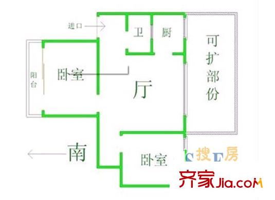 玫瑰園西村 戶型圖