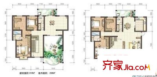 匯創(chuàng)名居 8室 戶型圖
