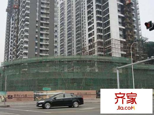 群升白馬郡外景圖 