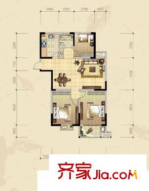 閩都大莊園麗水琴灣 3室 戶型圖