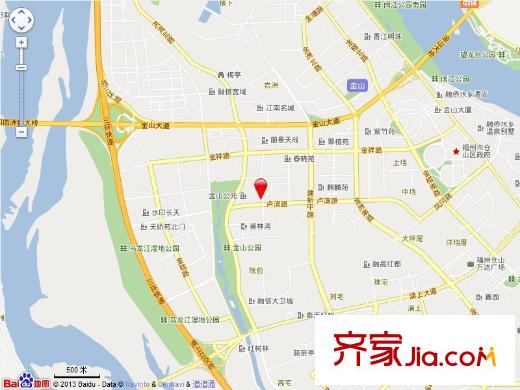 金山碧水三期冬馨苑交通圖
