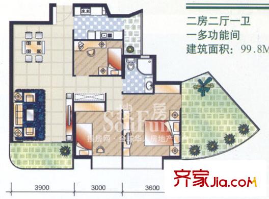 凱樂花園 戶型圖