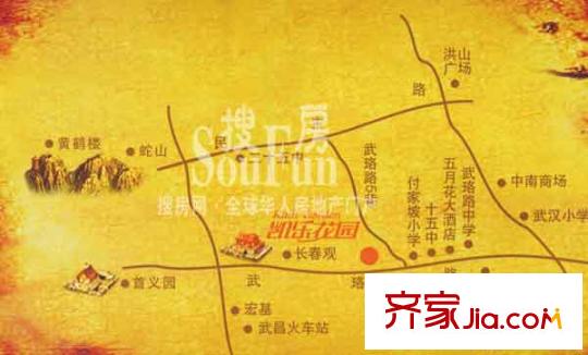 凱樂(lè)花園交通圖