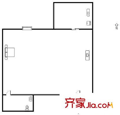 金山桔園二期泰園戶型圖金山桔園二期泰園 1室 戶型圖 1室1衛(wèi)