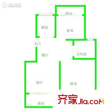 麗景天成戶型圖