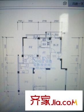 麗景天成 4室 戶型圖
