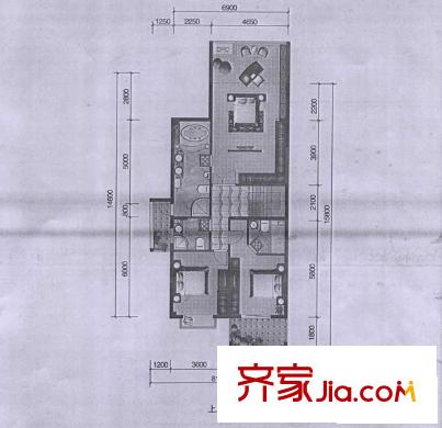 江南水都蘭邑戶型圖蘭邑樓王 4室4廳5衛(wèi)1廚