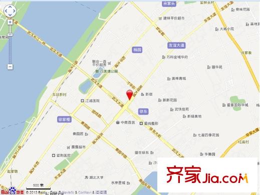 公路橋小區(qū)交通圖