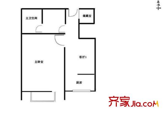 吉元小區(qū) 3室 戶型圖