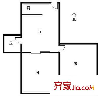 阿波羅公寓 2室 戶型圖