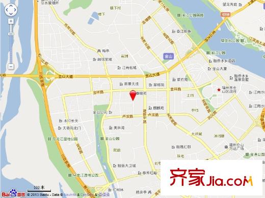金山碧水三期春曉苑交通圖