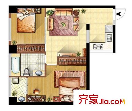 后坂新城 戶型圖
