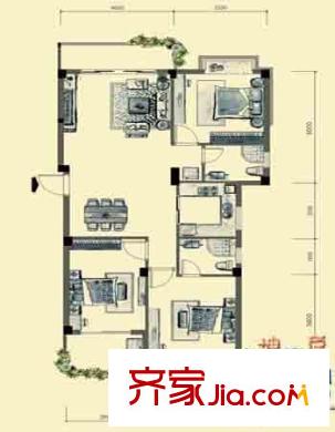 正祥一品新筑戶型圖經(jīng)典戶型 3室