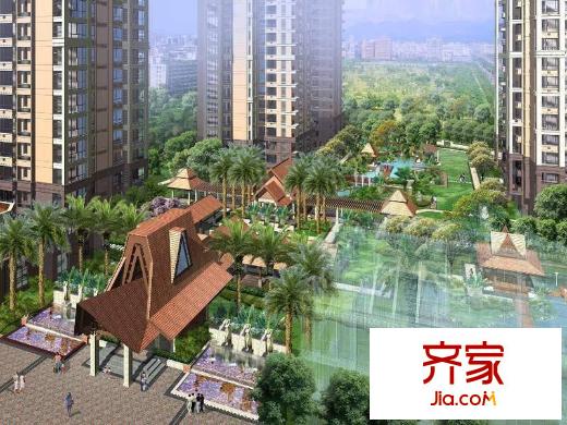 正榮潤(rùn)城外景圖