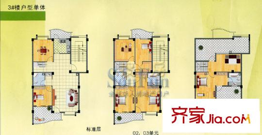 武夷明珠戶型圖5室