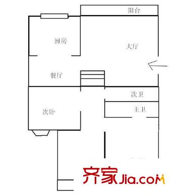 金色維也納 3室 戶型圖