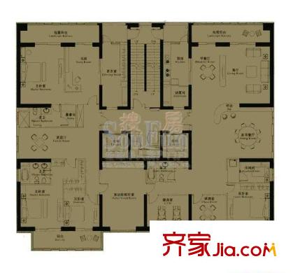 世茂天城一期儷園戶型圖世茂天城一期儷園 2室 戶型圖 2室1廳1衛(wèi)1廚