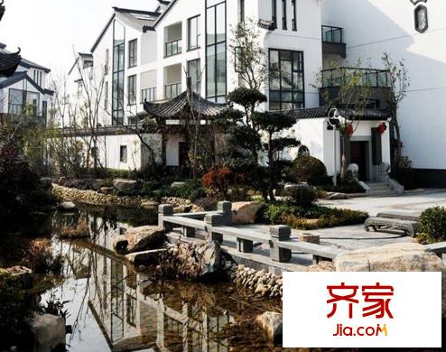 水墨清華外景圖