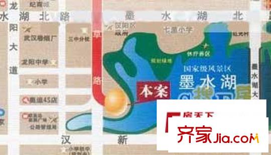 水墨清華交通圖