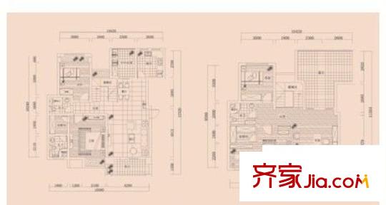 大嶼香頌 3室 戶型圖