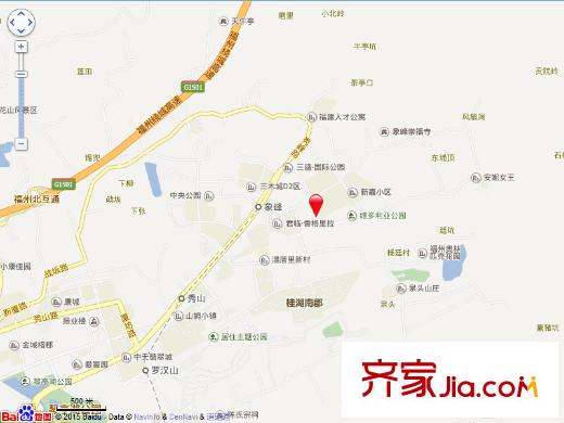三盛國際公園上東區(qū)交通圖