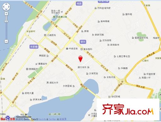 長(zhǎng)城嘉苑交通圖