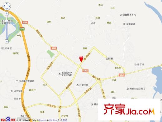 福晟錢隆學(xué)府交通圖