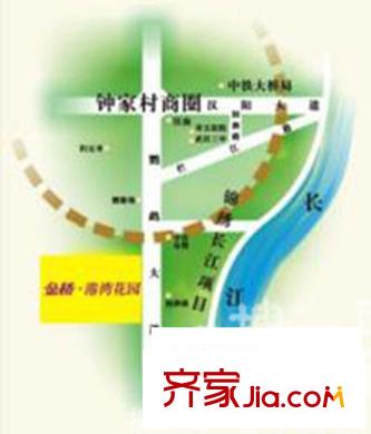 金橋港灣花園二期交通圖