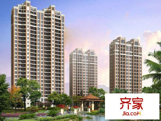中庚香山春天外景圖 