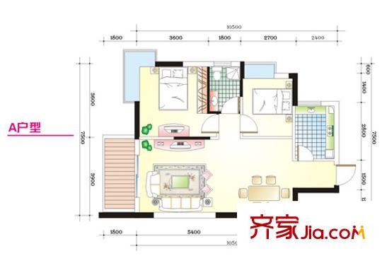 美城清芷園戶型圖清芷園 戶型圖 2室