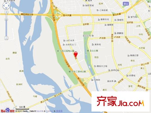 中天金海岸交通圖