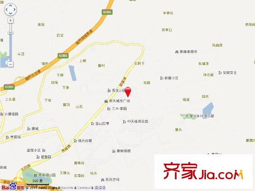 君臨香格里交通圖