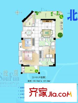 君臨天華 戶型圖