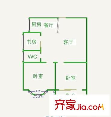 金山桔園三期 3室 戶型圖