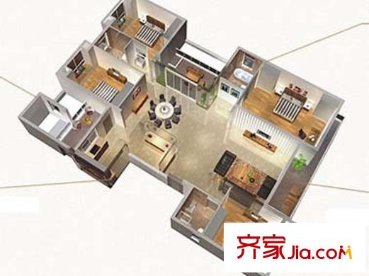 世歐瀾山 4室戶型圖