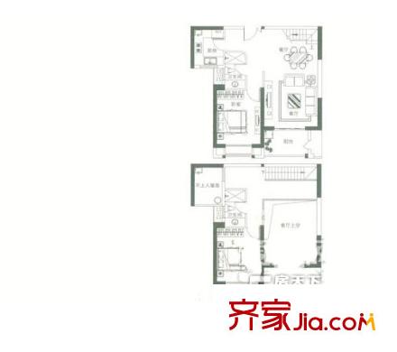 世歐瀾山 2室戶型圖