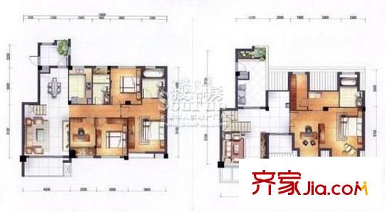 金山桔園一期龍?jiān)窇粜蛨D金山桔園一期龍?jiān)?7室 戶型圖 7室3廳3衛(wèi)1廚