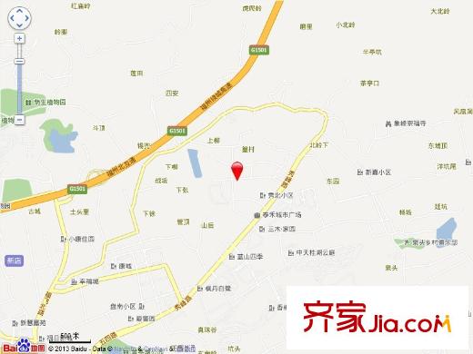三盛中央公園別墅交通圖