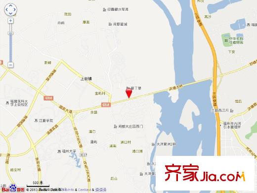 金橋花園歐洲街交通圖
