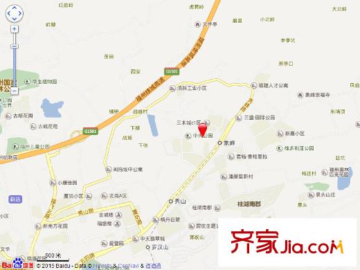 家天下三木城D1區(qū)交通圖